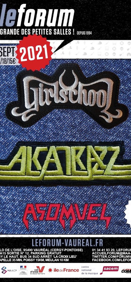 Girlschool et Alcatrazz + Asomvel