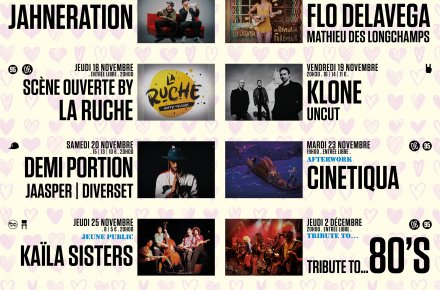 PROGRAMMATION CONCERTS 2021 / 2022